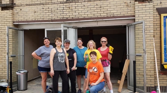 Volunteers group photo
